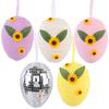 Easter Egg Pendant, Creative Diy Weaving Simulation Egg Ornament Party Resurrection Egg Props