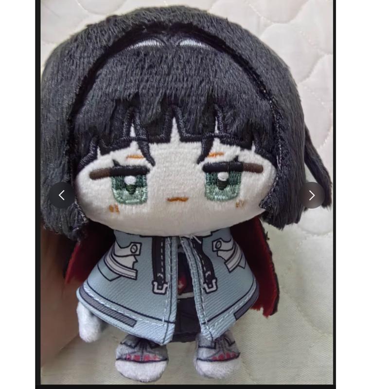 Soldier Anby Plush Dolls Pendant Cartoon 12cm Mini Soft Zenless Zone Zero Lighter Keychain Bag Jane Doe Plusies Toys Gift