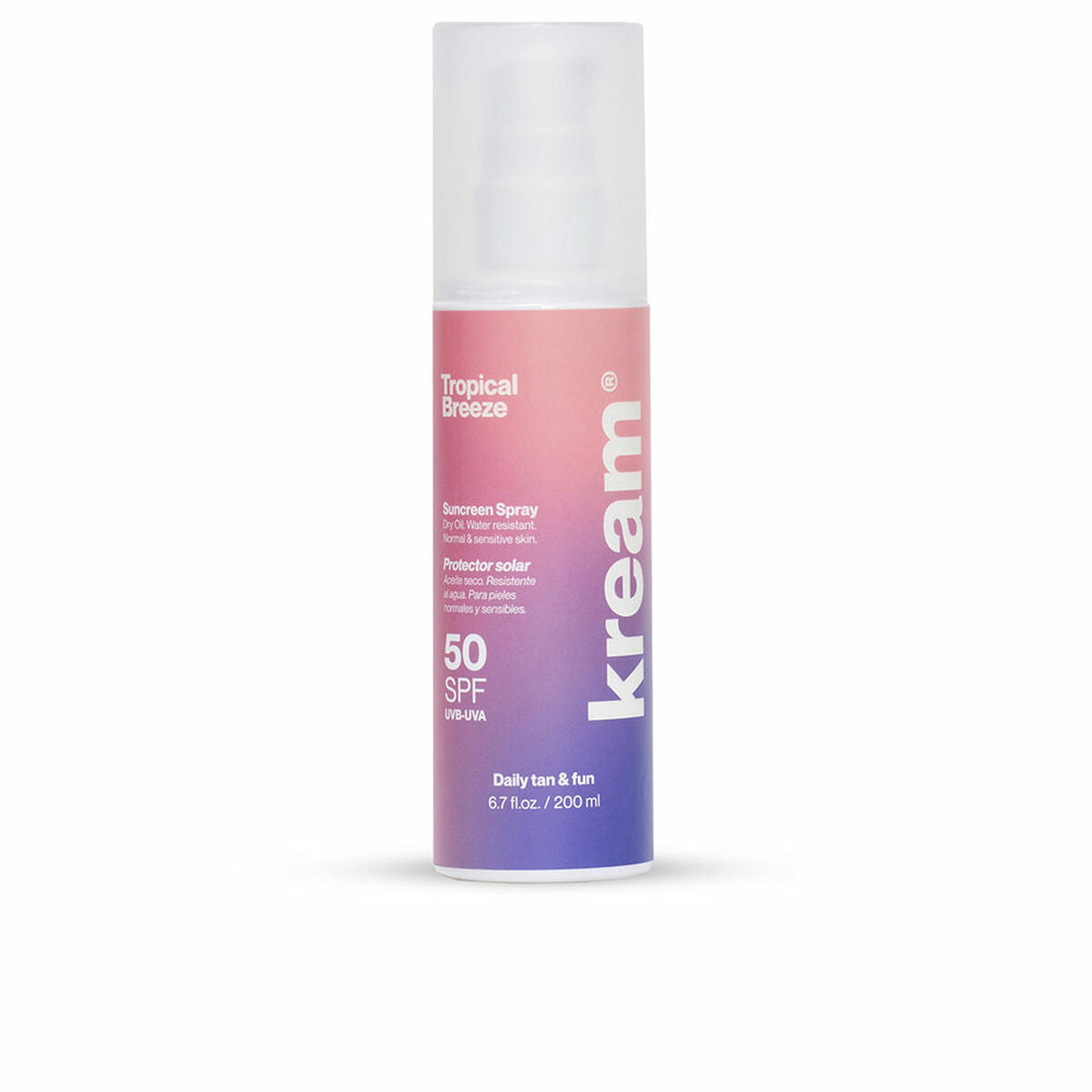 

Солнцезащитное масло Kream Tropical Breeze SPF 50+ 200 мл