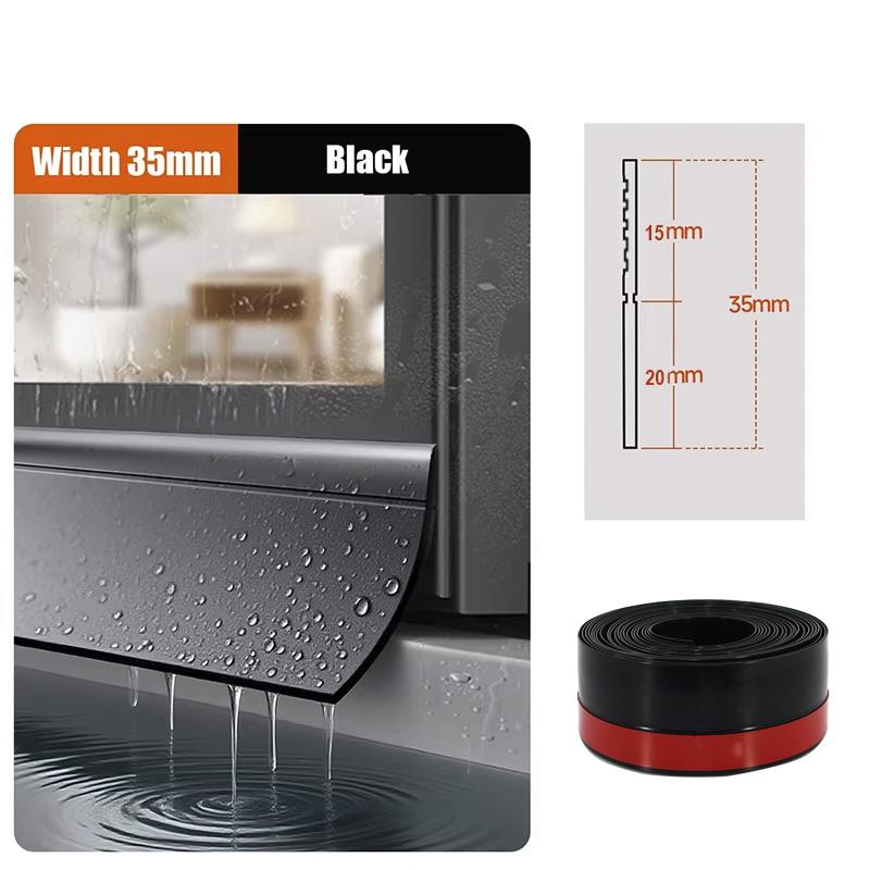 Window waterproof baffle rainproof backflow sealing strip balcony sill water guide bar house leakage maintenance adhesive strip