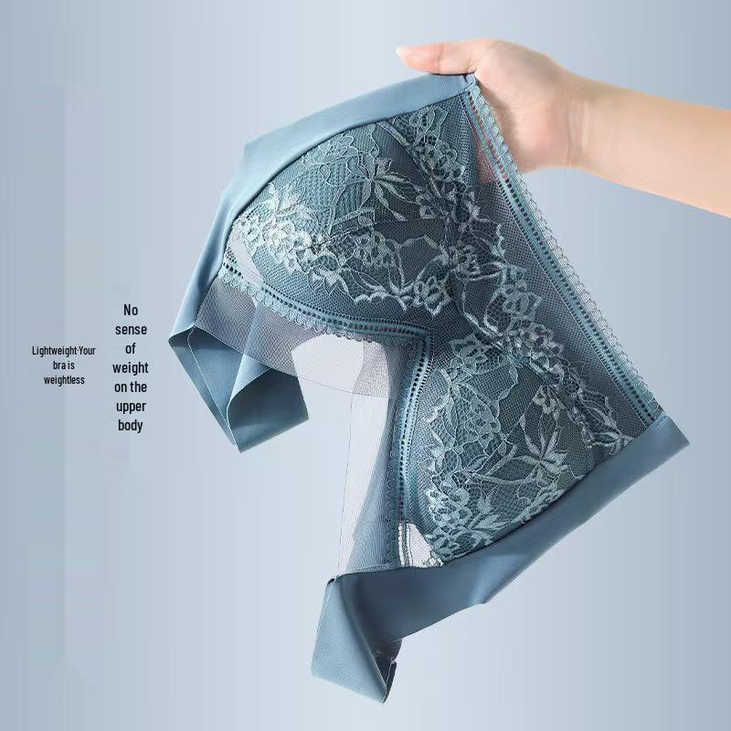 Plus-Size-Push-up-BH aus Spitze: Anti-Hängebrust, Nahtloser, Minimizer mit festen Cups für große Oberweite