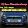 Car Flashing 1pcs Waterproof Car light DRL Daytime Running Light with Start Scan fog lamp 12V for Volkswagen VW Tiguan 2007-2022