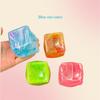 Swirl Marble Ice Cube Maltose Extrusion Toy Slowly Rising Cube Little Tricks Decompression Soft Toy. Squishy