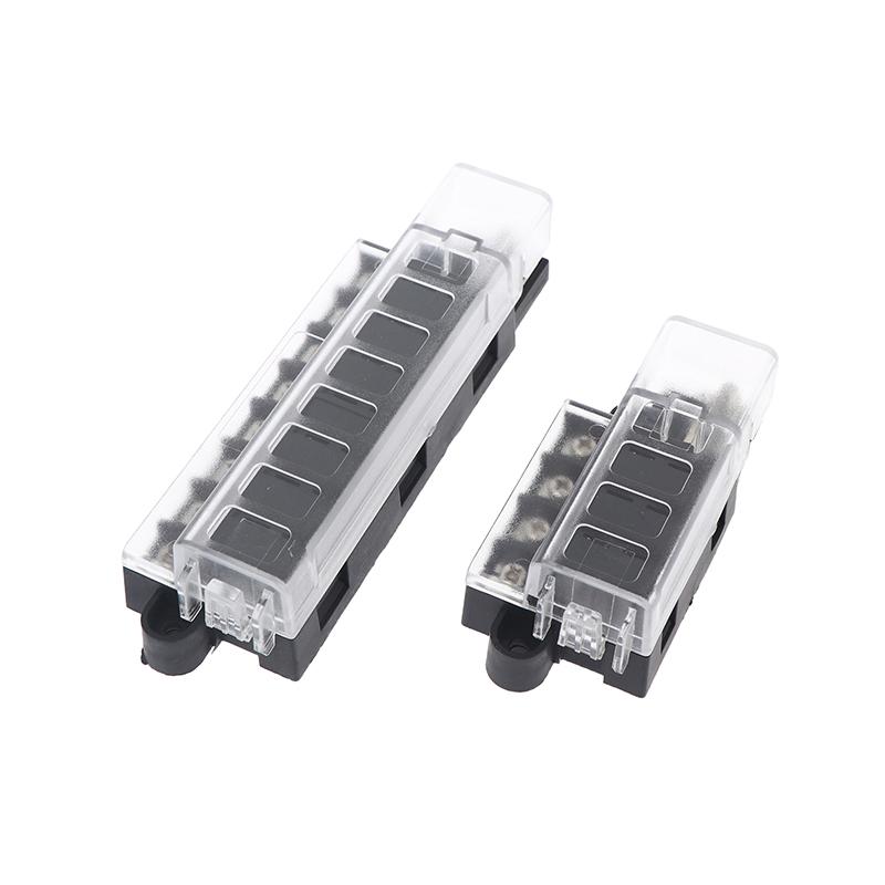 4/8 Way Car Fuse Accessory 12V 24V Car Truck Circuit Medium Insert Fuse Box Circuit Breaker Blade Fuses Circuit Standard