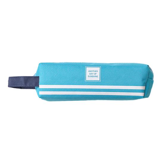 Tragbare Leinwand-Federtasche mit Griff Große Kapazität Schreibwarentasche Schüler-Stifte-Organizer für Stifte Marker Lineale Schulanfangsgeschenke