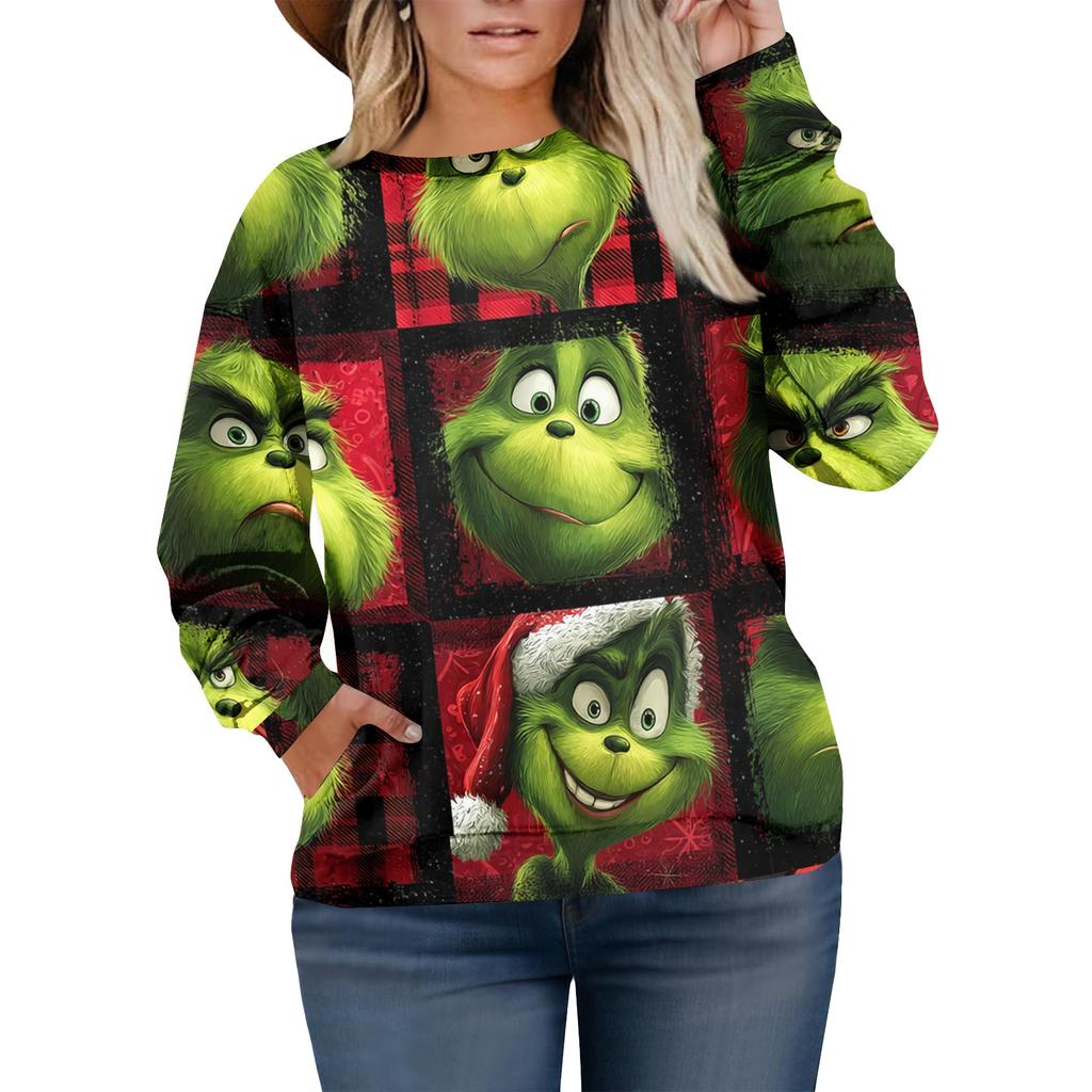 Christmas Sweatshirts For Women Sweater Cute Shirt Fall Pullover Top