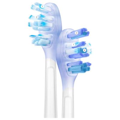 Adult Brightening Shock-Absorbing Toothbrush Heads (2-Pack) CN Plug (adapter Included)