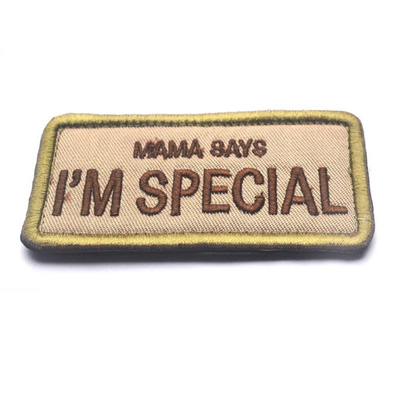 

Квадратная вышитая нашивка на тыльную сторону руки для одежды из твиловой ткани, доступны различные цвета V00023 хаки