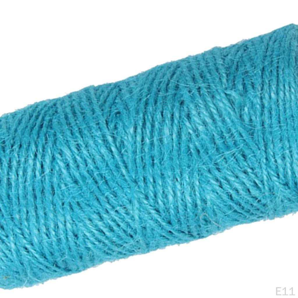 Jüt İp 2mm Halat Paketleme Malzemeleri Sarma İpi el sanatları ev ve bahçe Dekorasyonları