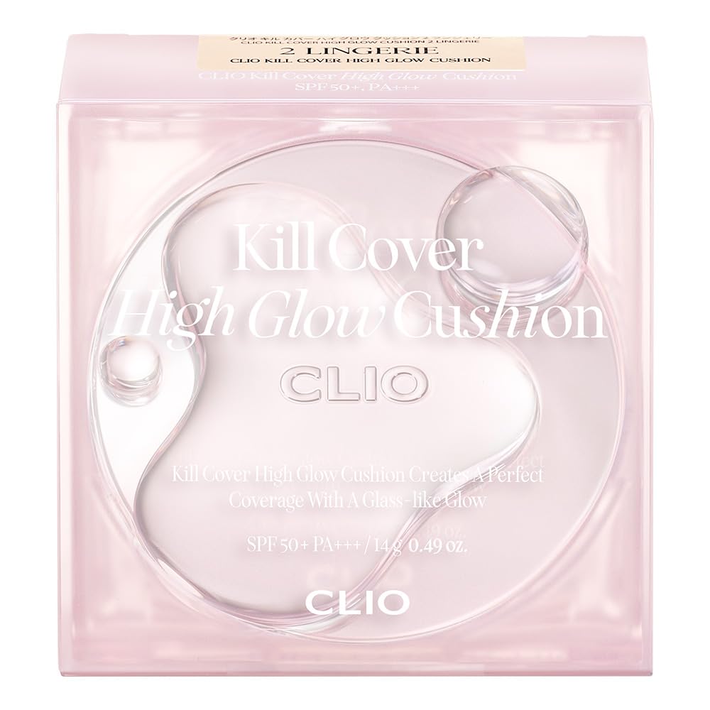 CLIO Kill Cover High Glow Cushion SPF50+ PA+++ (02 Lingerie, 1)