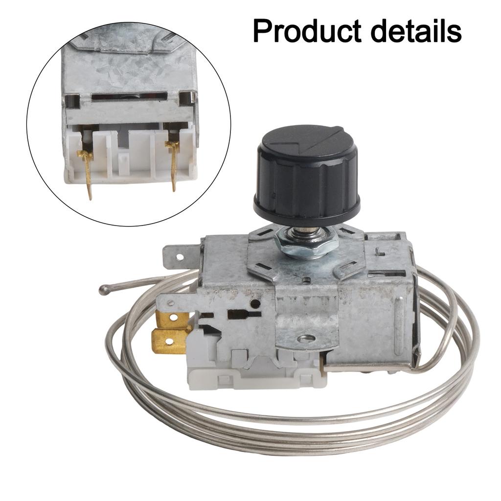 K50 Refrigerator Thermostat Adjustable Temperature Control (3 20 Degrees Celsius) Compatible with Various Brands & For Models