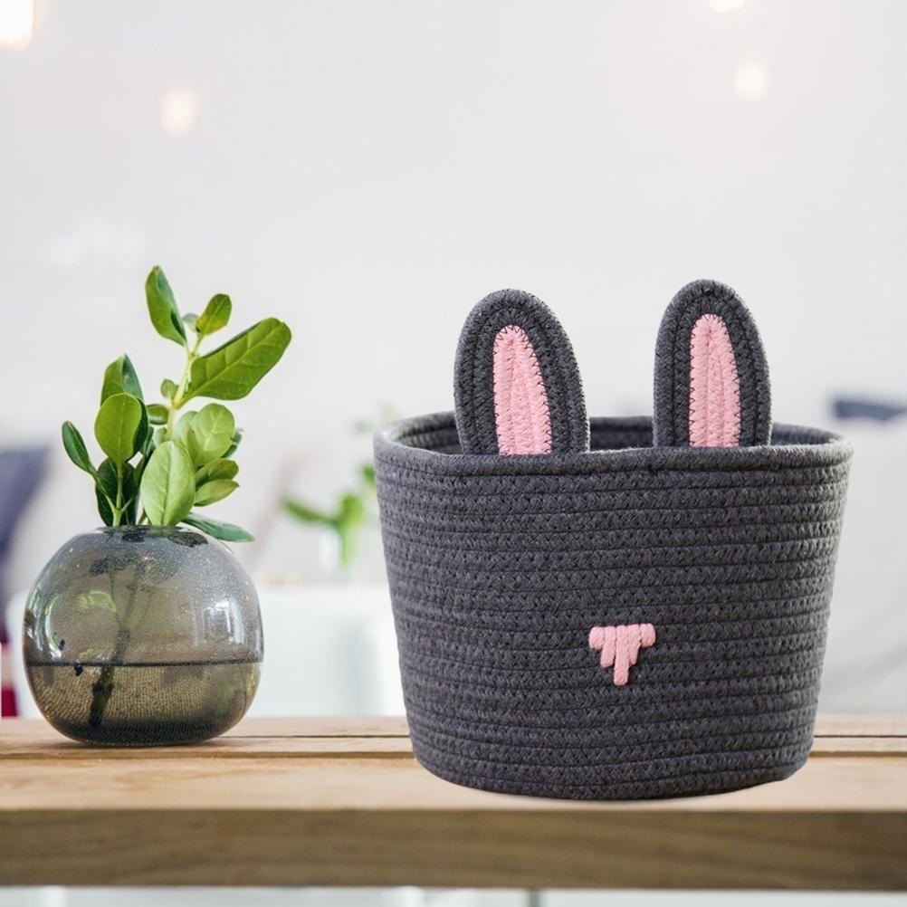 Süßer Kaninchenkorb Osterhase Ohr Aufbewahrungstasche Tragbare Süßigkeitentasche Süßigkeiten Geschenkkorb Zur Aufbewahrung von Kosmetika und Snacks