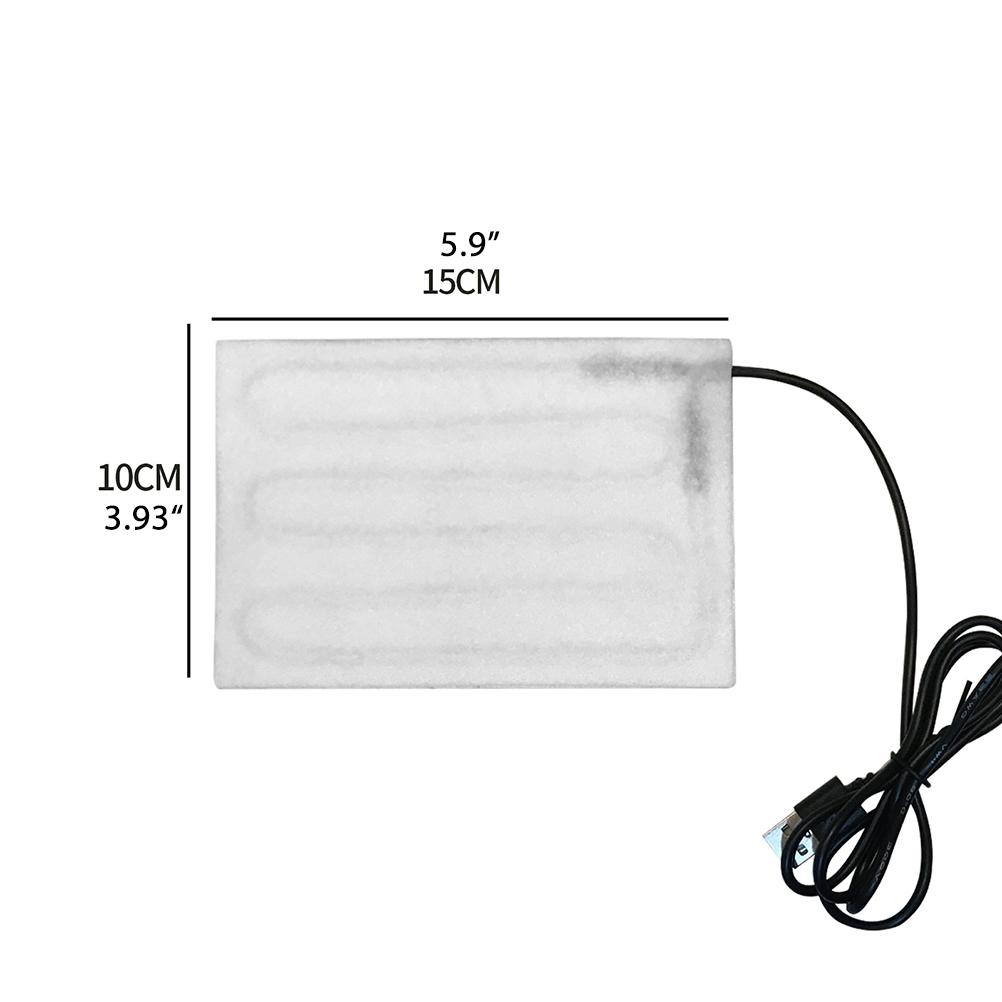 USB Clothes Heater Pad Electric Heating Vest Pads for Outdoor Thermal Warm Winter Heated Clothing Mobile Warm Gear