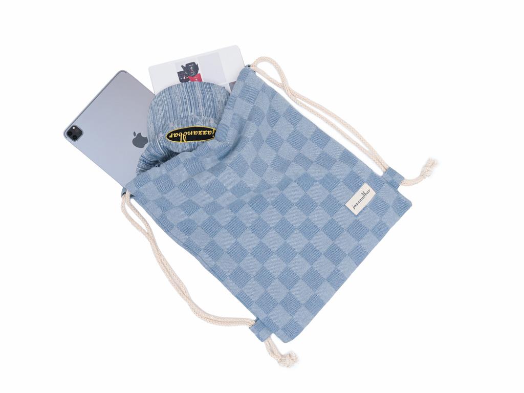 Jazz&Bar Denim Checkerboard Gymsack