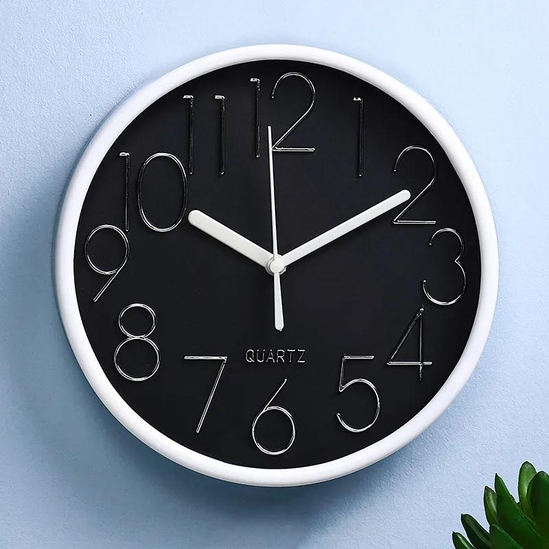Modern Nordic Style Quiet Restaurant Clock Simple Atmosphere Fashion Creative Wall Clock Living Room Home Hanging Wall Clock