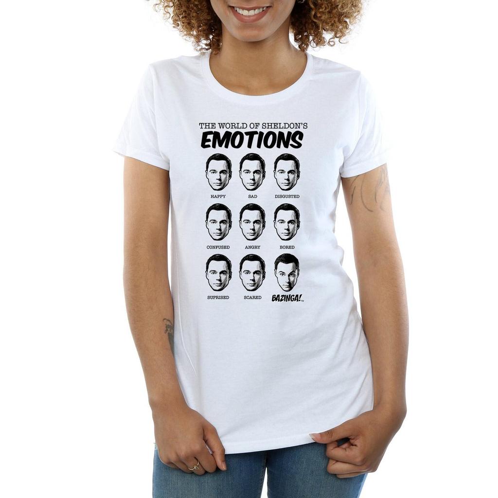 The Big Bang Theory Womens/Ladies Sheldon Emotions Cotton T-Shirt