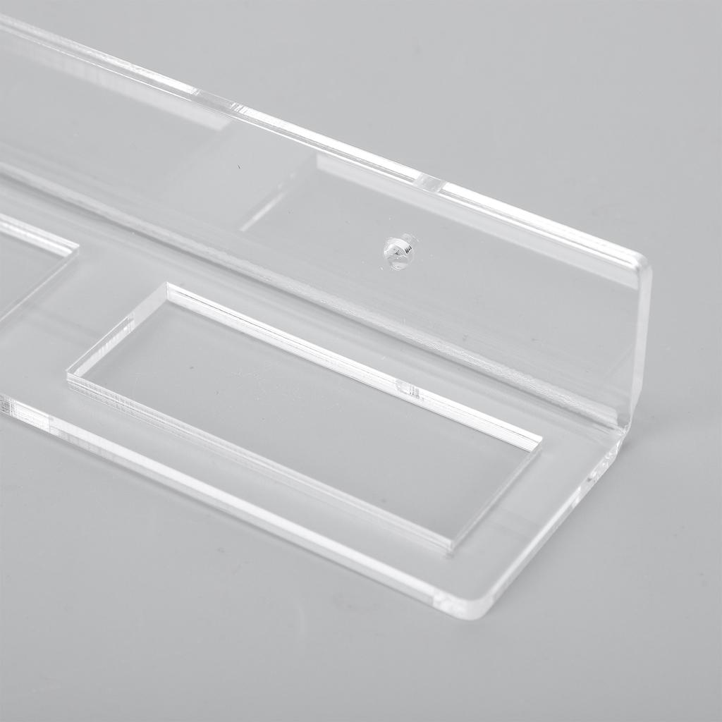 Hockey Stick Wall Mount Acrylic Display Stand Holds 4 Ice Hockey Pucks 4mm Thick Wall Hook Storage Rack