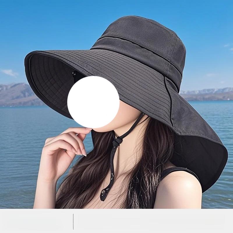 Mu Qingqing Women's Wide Brim Sun Hat