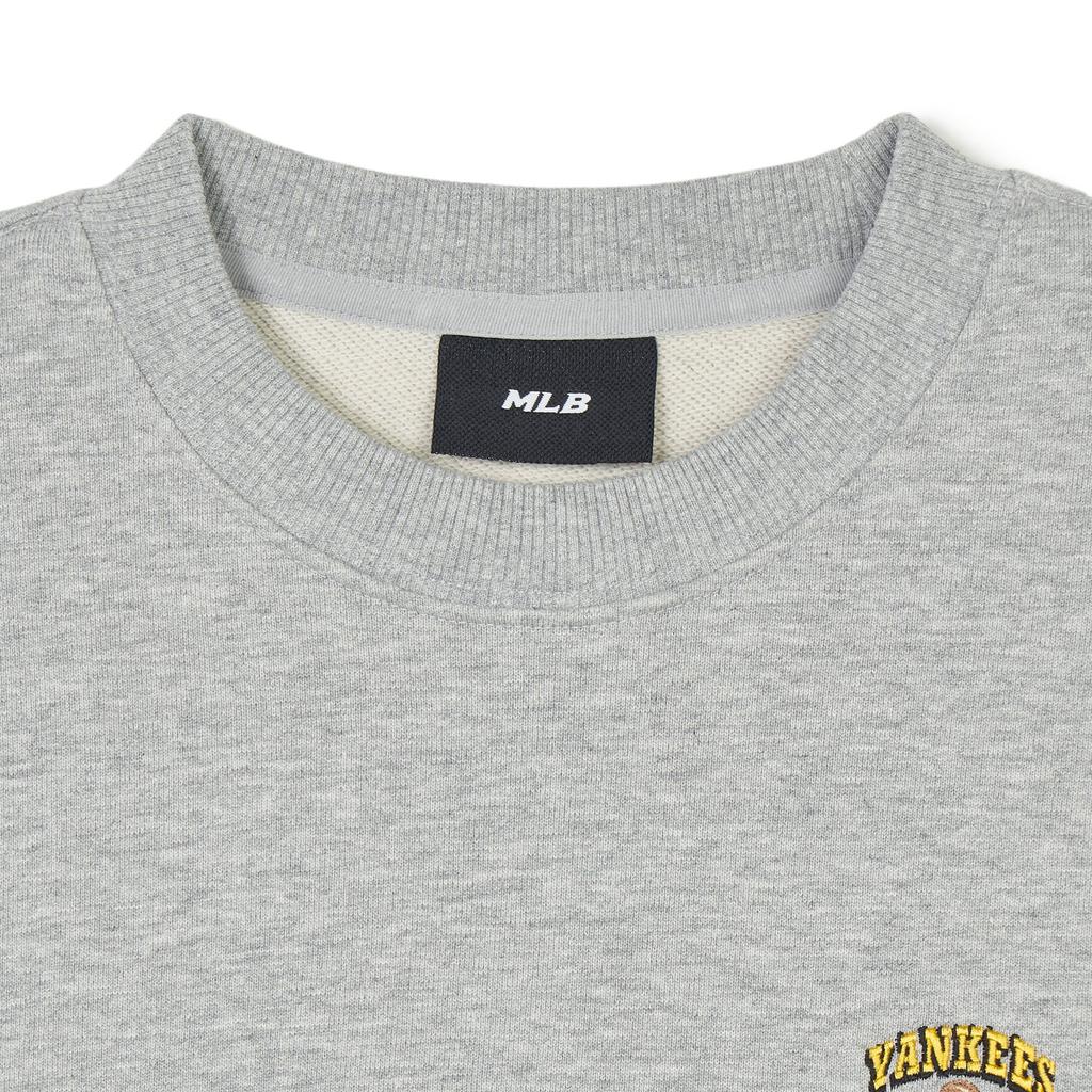 New MLB SS24 Sweatshirt Unisex Light Gray 3AMTE0241-50MGD