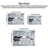Rock Music Theme Non-Slip Rug, Guitar and Microphone Print Floor Mat for Living Room Bedroom Modern Home Decor