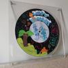 Acryl Schallplattenrahmen Displayständer Hochauflösender Acryl CD-Disc Staubdichte Aufbewahrung 12-Zoll Simulations-Sammlung Rack