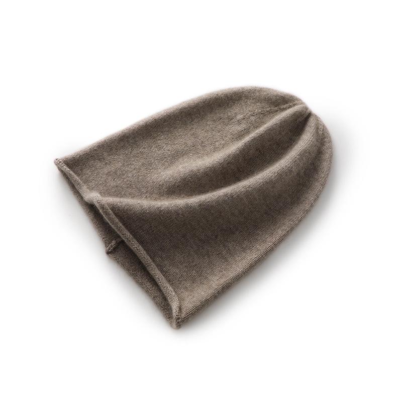 Soft and Glutinous Cashmere Hat  New Autumn and Winter Unisex Casual Ear Protecting Pile Hat  Fashionable Knitted Hat