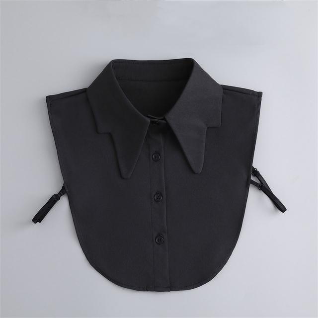 Linbaiway New Lapel Fake Collar Vintage Detachable Shirt Collar for Women Blouse Sweater False Collar Lapel Top Neckwear Ties