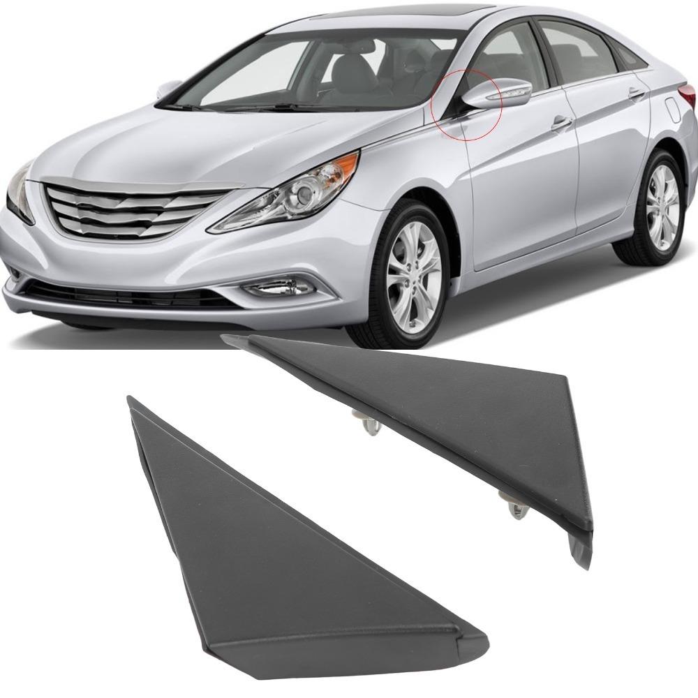 2PCS 86190‑3S000, 86190‑3S010 Rear View Mirror Triangle Cover for Hyundai Sonata 2011-2015