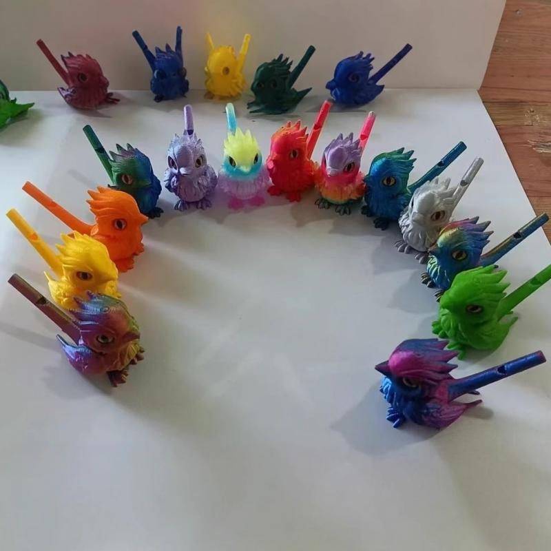 3D Printed Bird Whistle, New Water Bird Whistle Toy for Kids, Bird Calling & Sound Training Whistle, Fast Learning Bird Call Whistle