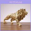 Resin Statue Lion Figurine For Home Office Bookshelf Decorations Gift Friend For