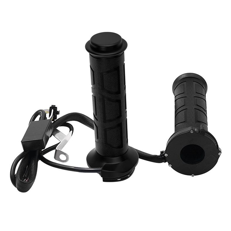 70°C Universal Motorcycle Heated Grips 22mm - Adjustable Temperature Control with Sealed Design