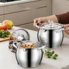 Stainless Steel Fat Storage Canisters Bacon Grease Container Grease Jar with Strainer Lid for Kitchen Cooking Baking Holiday