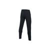 Under Armour Logo Print Elastic Waistband Tapered Knit Sports Pants Men pants Black 1279796-001