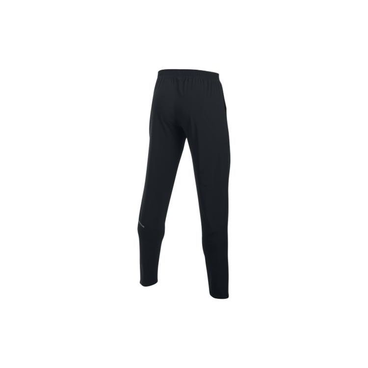 Under Armour Logo Print Elastic Waistband Tapered Knit Sports Pants Men Pants Black 1279796-001