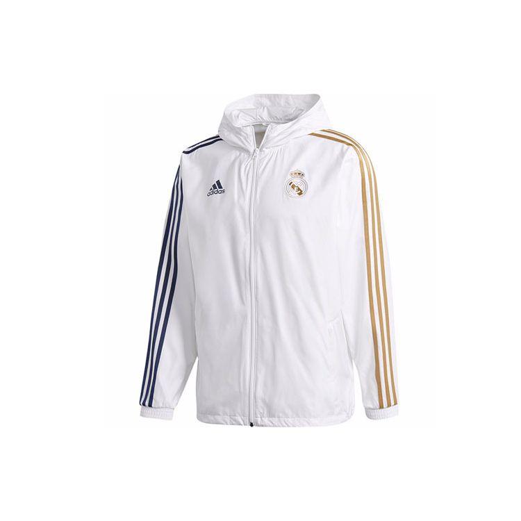 

Adidas Real Madrid Ветровка с принтом Мужская верхняя одежда Белый GE1996 XL