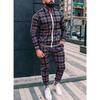 Men's Suit Casual Men's Clothing European and American Fashion Brand Large Size Sportswear Two-piece Set