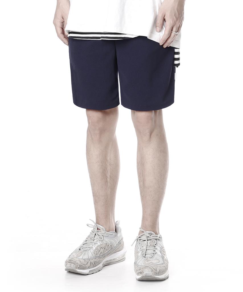 VERYVAIN Bt53 Emboed Half Pants (Navy)