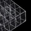 Clear Acrylic 24 Lipstick Holder Display Cosmetic Organizer Makeup Case Storage