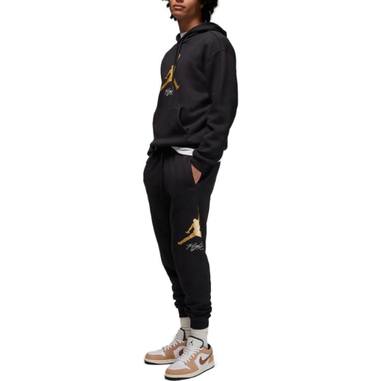 New Jordan Essentials Knitted Sports Pants Men's Black FD7345-011