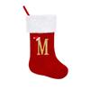 Christmas Stocking Christmas Stocking Embroidered Alphabet Design