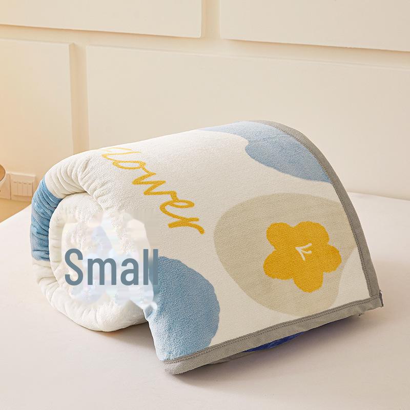 Gruby Ciepły Koc Flanelowy z Polaru Mlecznego dla Dzieci - Miękki Koc do Drzemki i na Sofę, Idealny Prezent