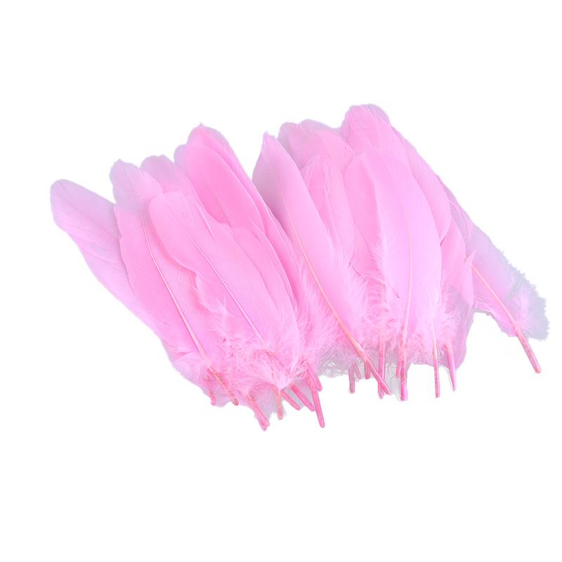 50Pcs Shellfish Feather Goose Feather Diy Handmade Jewelry Accessories Handicrafts Cat Toys Decorative Feathers