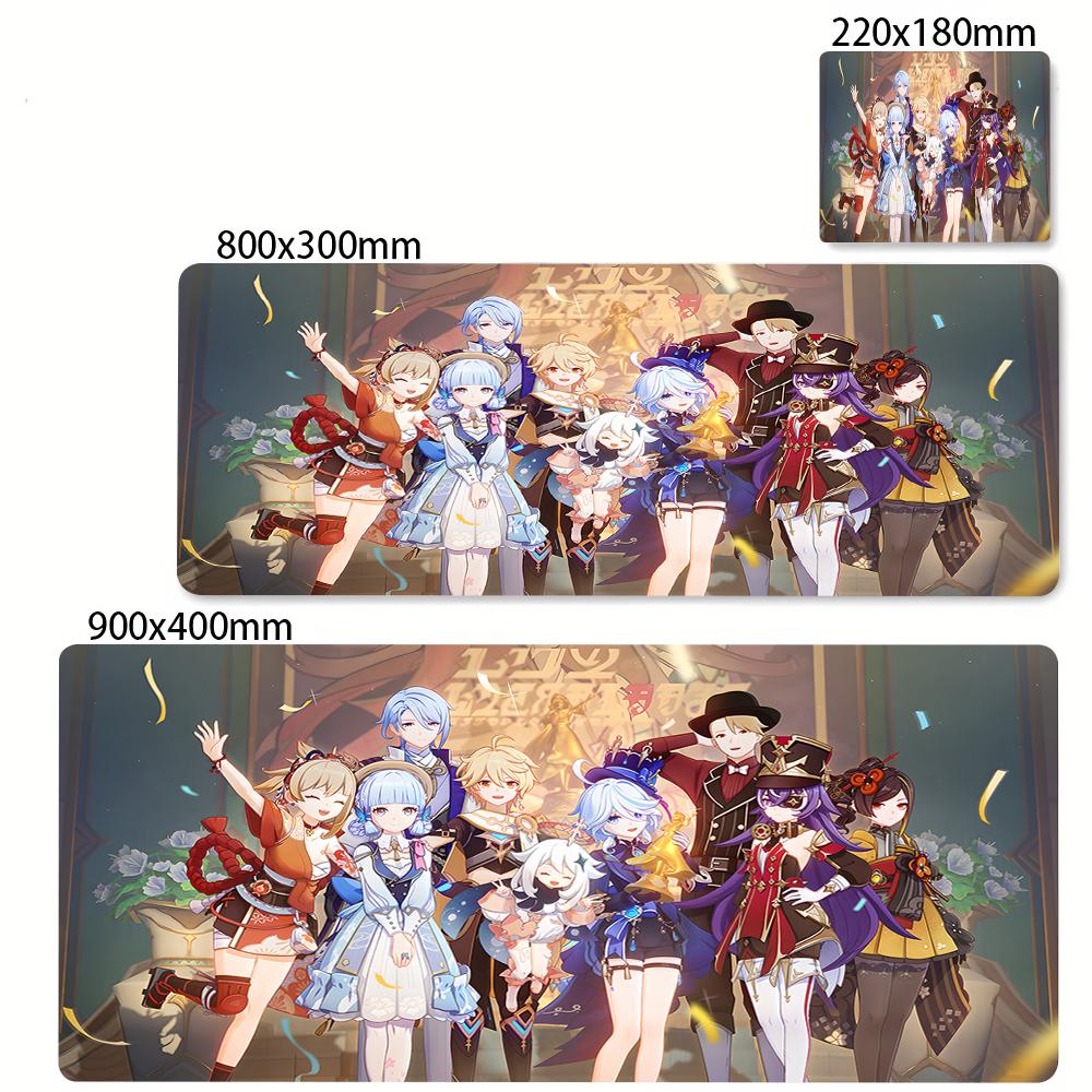Furina Focalors Mouse Pad Genshin Impact Large Xxl Mousepad Computer Keyboard Padding Anime Gaming Genshin Accessories Desk Mat