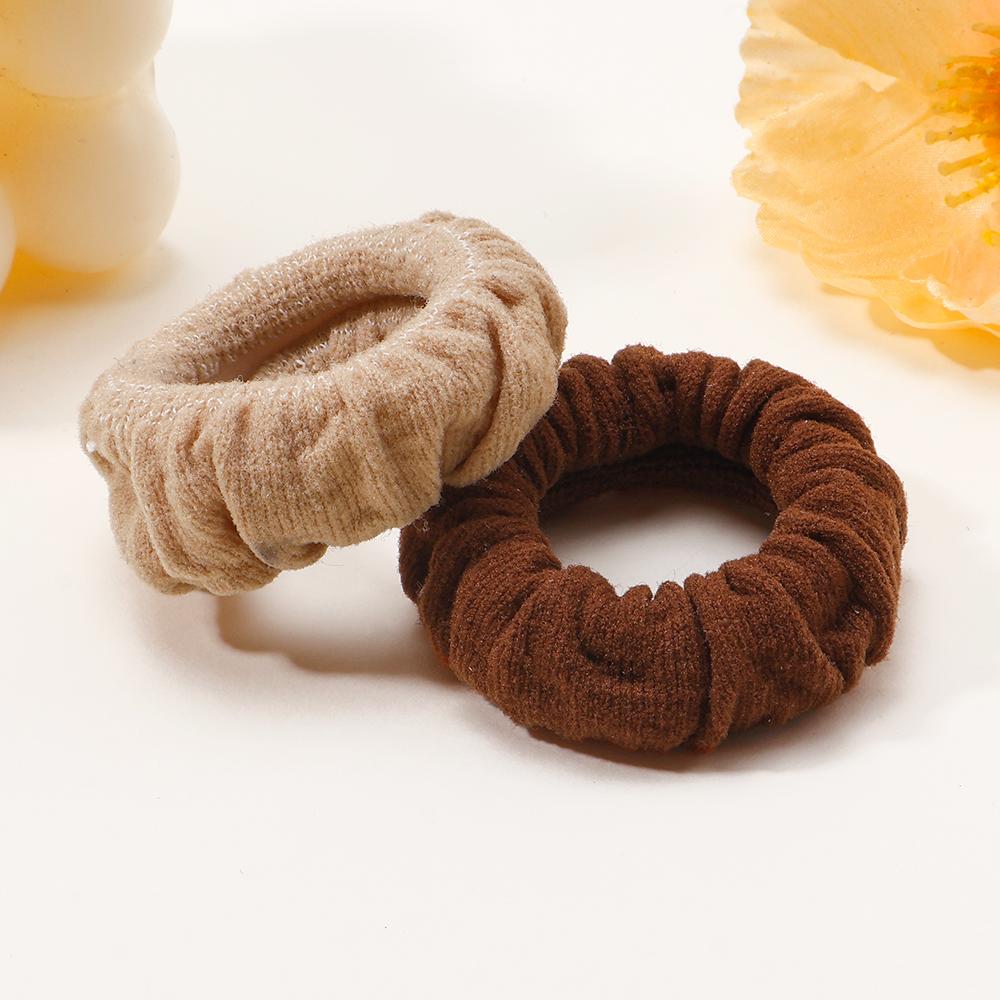 5Pcs/Lot New Solid Big Rubber Band Hair Ring Hair Clips for Kids Fashion Headdress No Harm to Hair Baby Hair Accessories