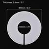 Plastic Clothing Divider 10 Pack, Round Garment Divider for Closet and Stockroom Sorting, 90 mm Size, Daily Sorting Use