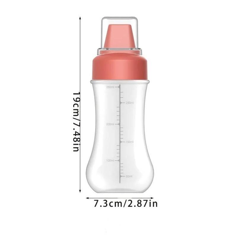 Squeeze Sauce Bottle Leak Proof Refillable Condiment Container For Salad Ketchup Honey Jam Squeeze Sauce Bottle Kitchen
