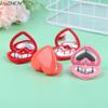 1Pc Love Heart Shape Empty Eyeshadow Case With Mirror Rouge Lipstick Box Pigment Palette Refillable Foundation Makeup Dispenser
