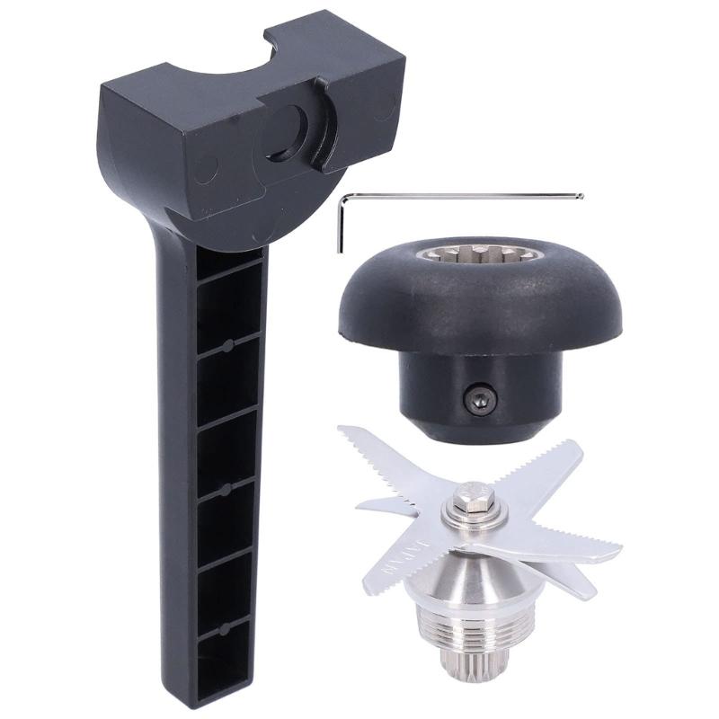 Easy Installation Blender Blade Replacement Assembly Stainless Steel Texture Food Processing Component for Repairing
