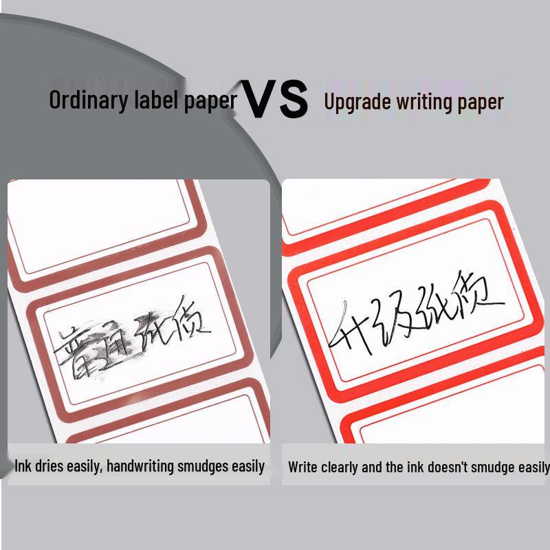 Waterproof Self-Adhesive Name Tag and Memo Stickers