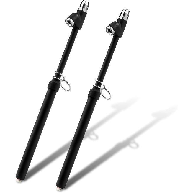 

Tire Pressure Gauge Heavy Duty Dual Head Truck Tire Gauge Solid Brass Body Black Painting, Aluminum Slide, with Hook, Range 10-150psi for Bike Car чорний